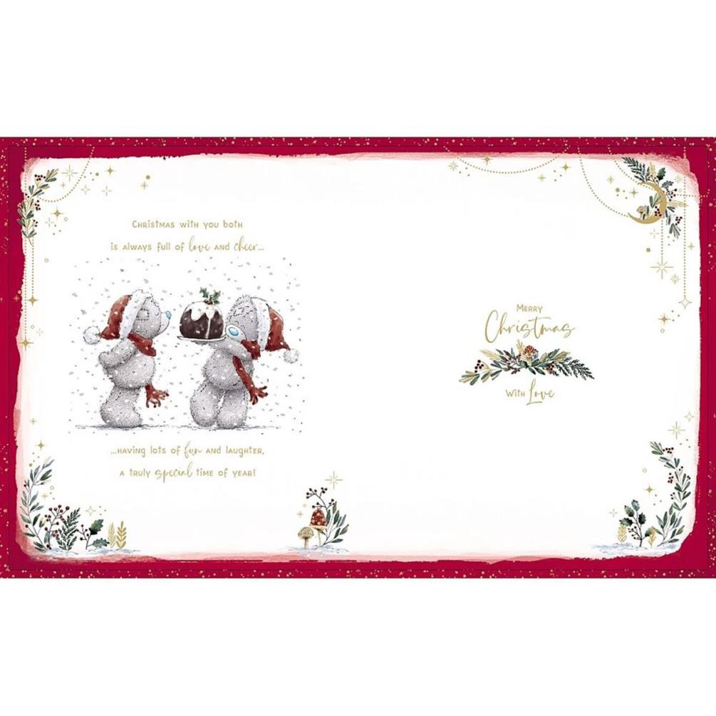 Mum & Dad Handmade Me to You Bear Christmas Card Extra Image 1